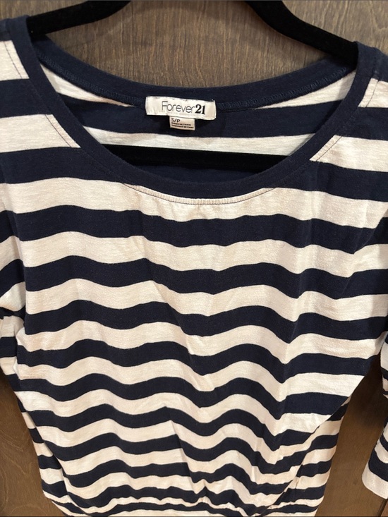 Forever 21 Tops - 3/4 Nautical Boatneck